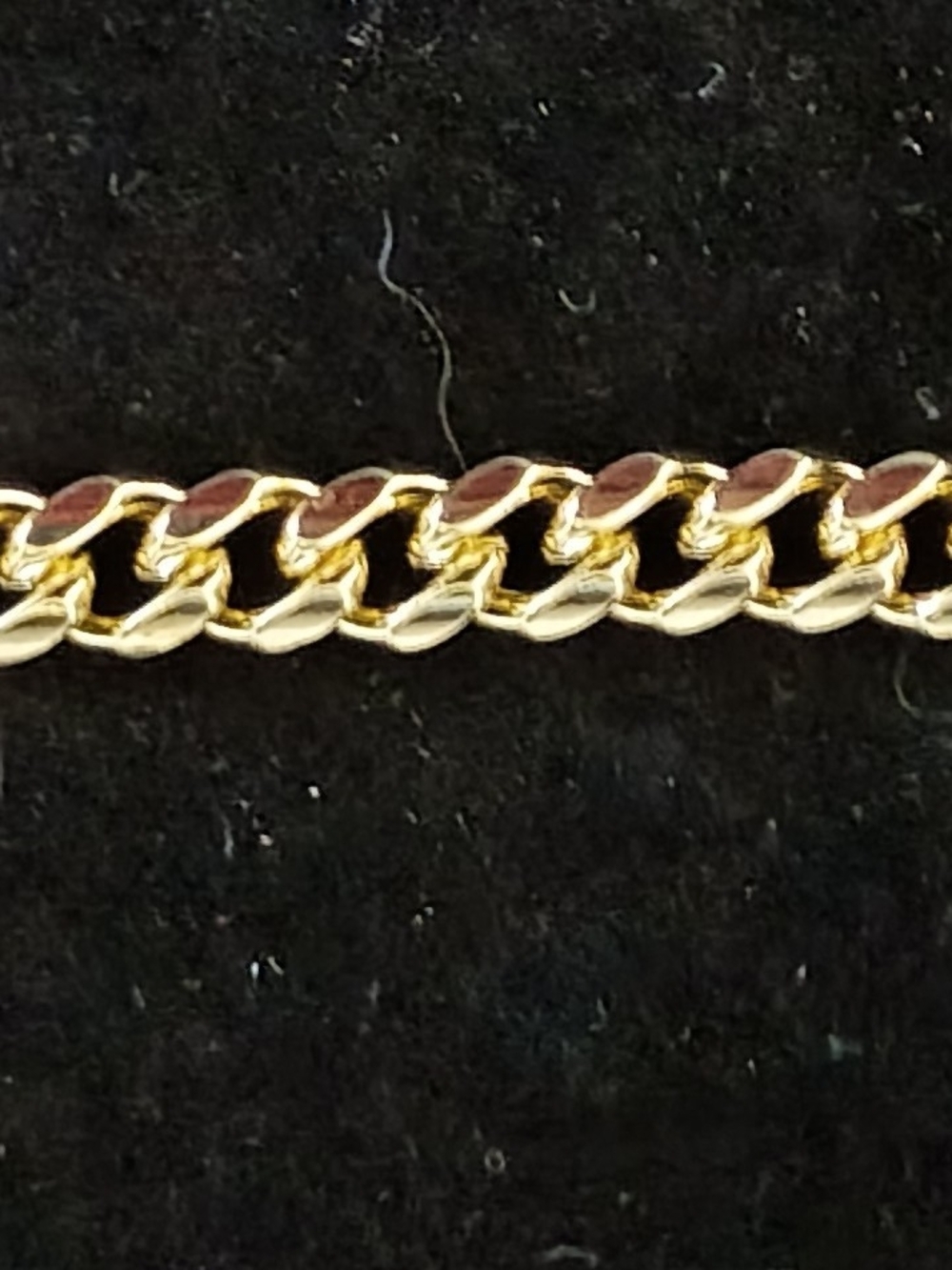 Gold-Tone Curb Chain Bracelet